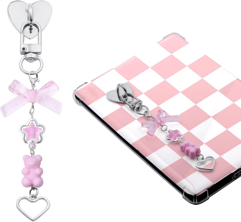 sunla Store Charm Chains for Kindle, Cute E-reader Phone Charm Bracelets Accessories Gift for Reader Booklovers Women for Kindle/Phone/Camera/Bag Decor - Image 1